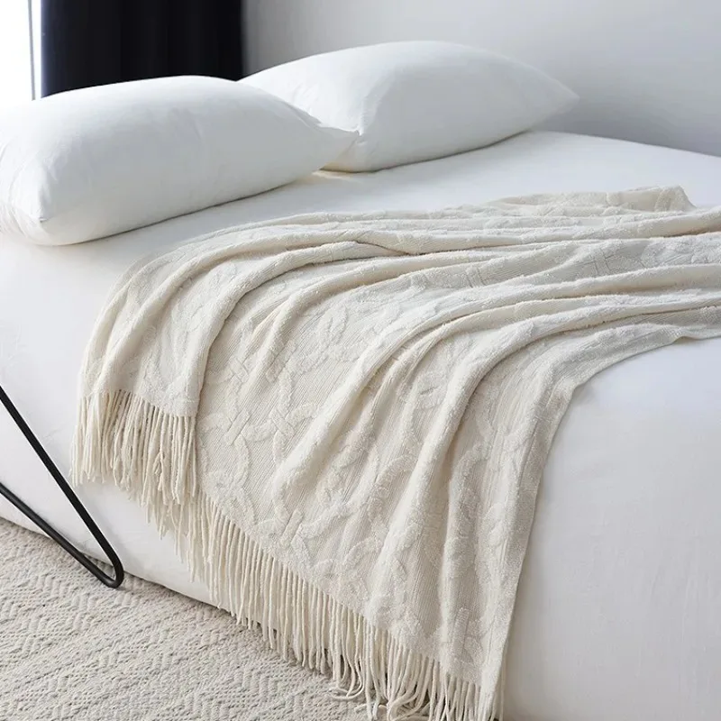 single-piece-texture-style-nordic-knitted-bed-flag-bed-tail-towel-living-room-soft-decoration-with-decorative-blanket