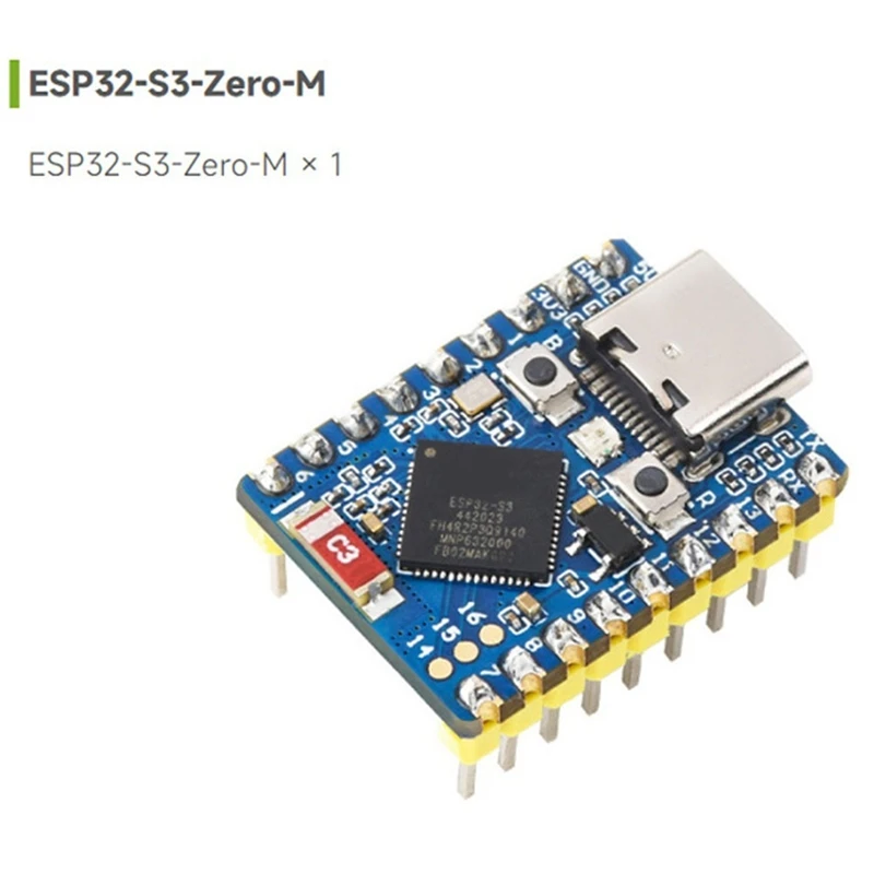 ESP32-S3 Zero Mini Development Kit 240 MHz Mikrocontroller, BT 5.0 Mini Development Board Ideal für Iot-Projekte (mit gelötet)
