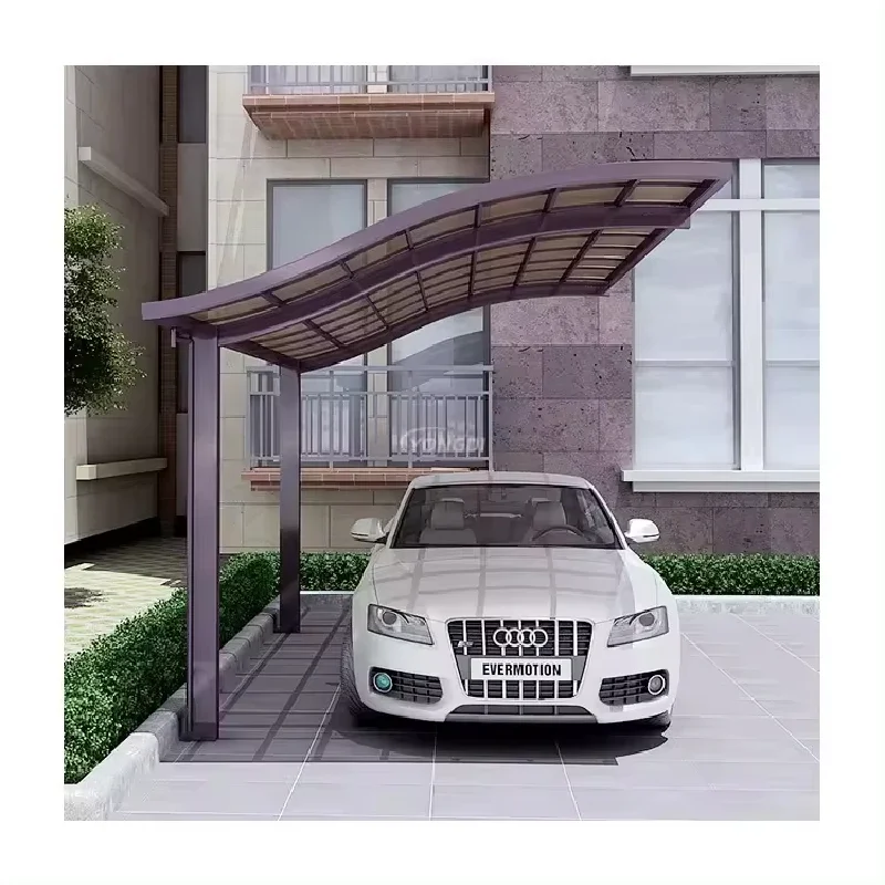 Custom size car tent garage canopy metal aluminum frame fixed computer roof shed