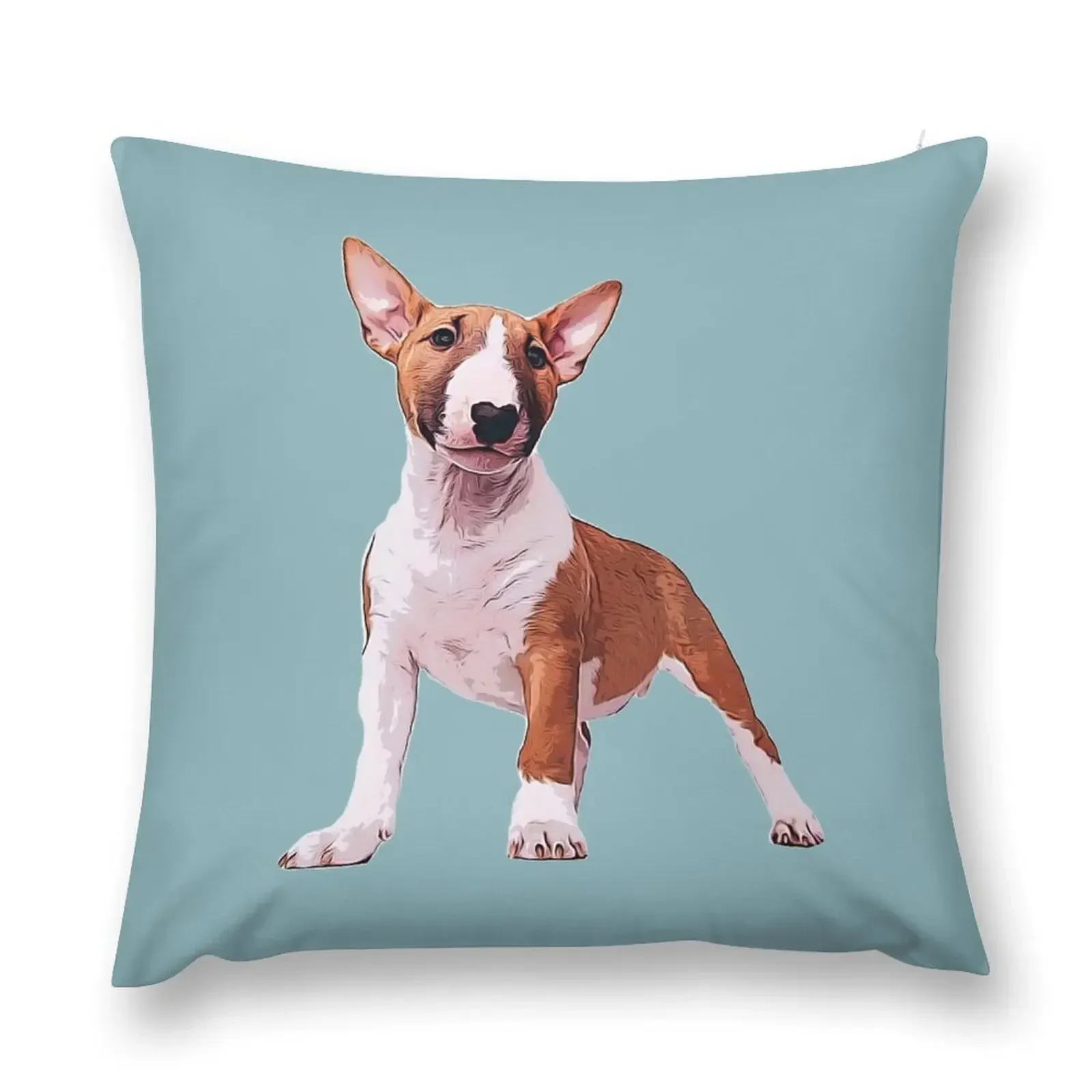 

Bull Terrier Mini Puppy Dog Throw Pillow Christmas Pillow Cases christmas decorations for home 2025 Sofa Cover pillow