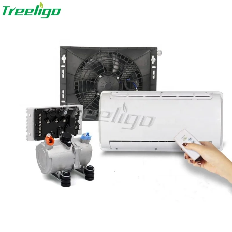 Rv 트럭 트랙터 밴 요트 에어컨 공기 냉각기 공기 냉각 팬용 DC12V/24V 범용 유형 Rv 에어컨