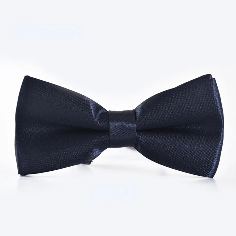 Kindergarten Student Neck Ties School Uniform Collar Butterfly Primary School Bowknot Men Women Bow Ties Navy Neckties Lazy Tie