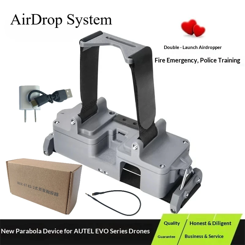 AUTEL EVO Max AirDrop System Payload 500g for 4T 4N Protect+ PRO Quadcopter Drone or Fishing Wedding Gift Deliver Thrower