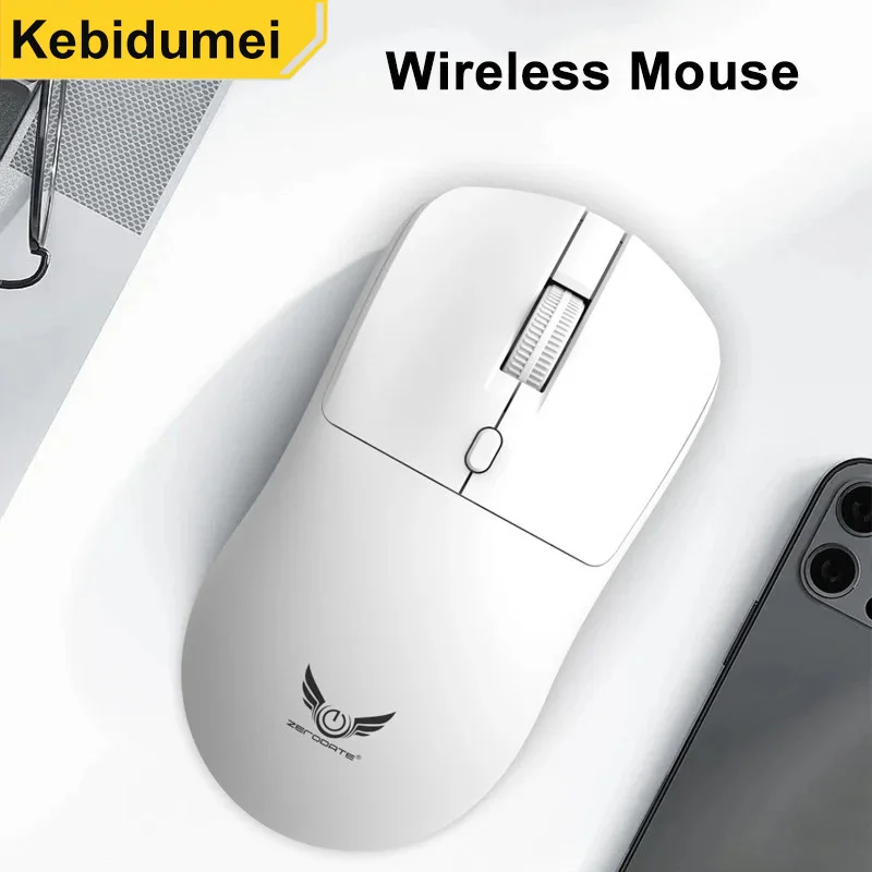 ماوس لاسلكي 2.4G تصميم خفيف الوزن DPI قابل للتعديل التوصيل والتشغيل زر منخفض الضوضاء أسلوب بسيط للاستخدام المكتبي أو الألعاب