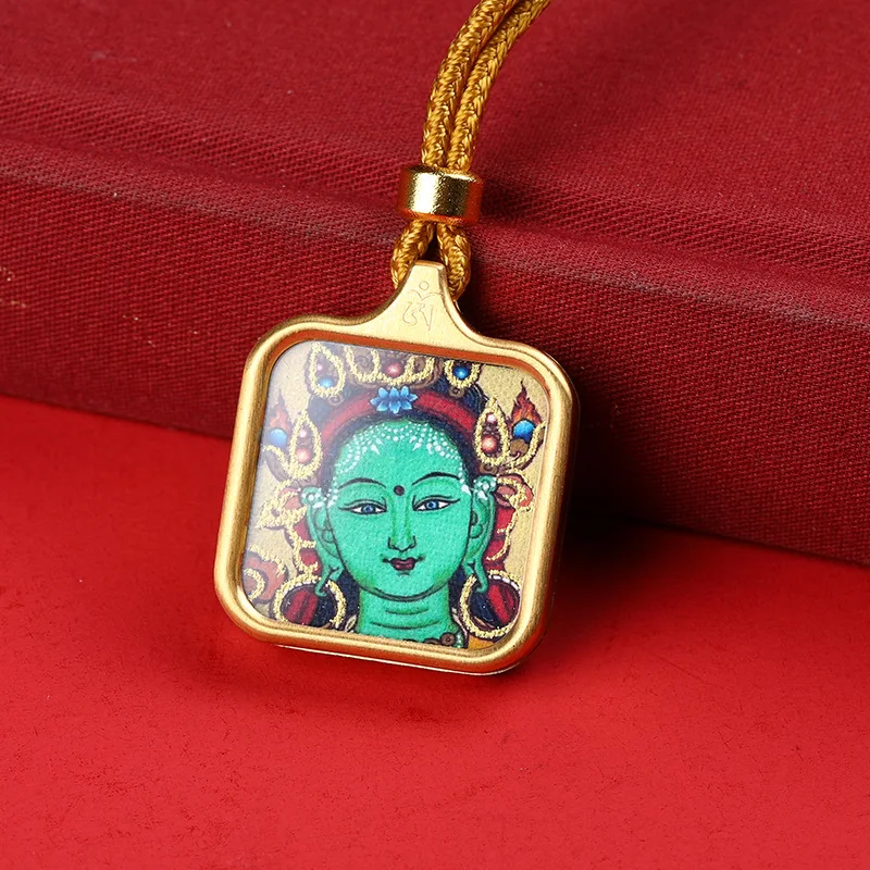 colgante-de-buda-amarillo-nuevo-colgante-de-thangka-tibetano-de-acero-de-titanio-diseno-original-cadena-de-aleacion