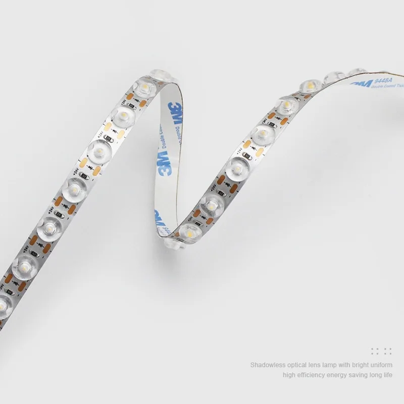 5m 10m 15m 24v LED Side Module Diffused Reflect Wall Strip Optical Len CCT Three Color 3000k Nature White 4000k 6000k Line Tape