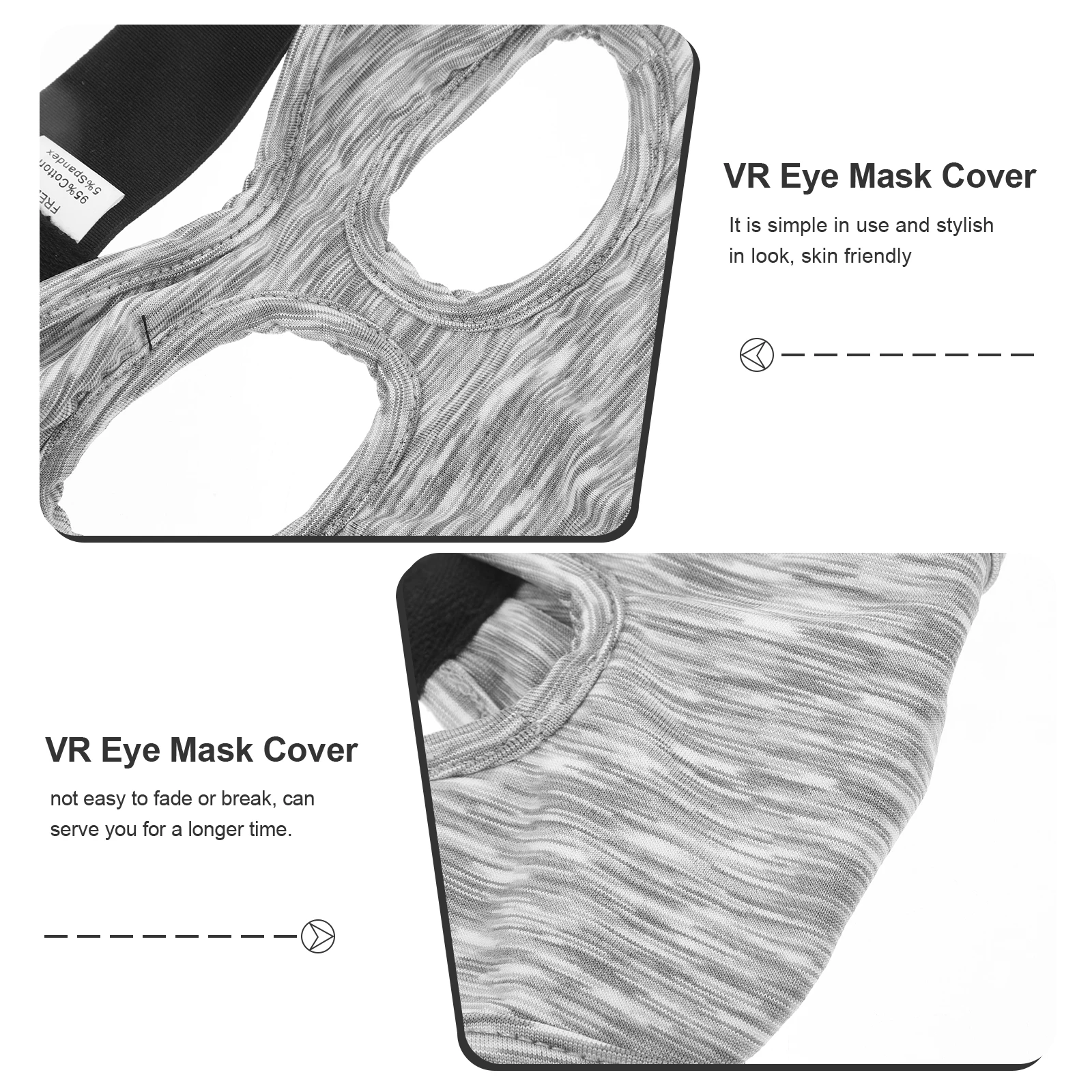 

1pcs Face Mask Breathable Sweat Headset Mask Resistant Padding For Vr Headset Comfortable Size Vr Accessories