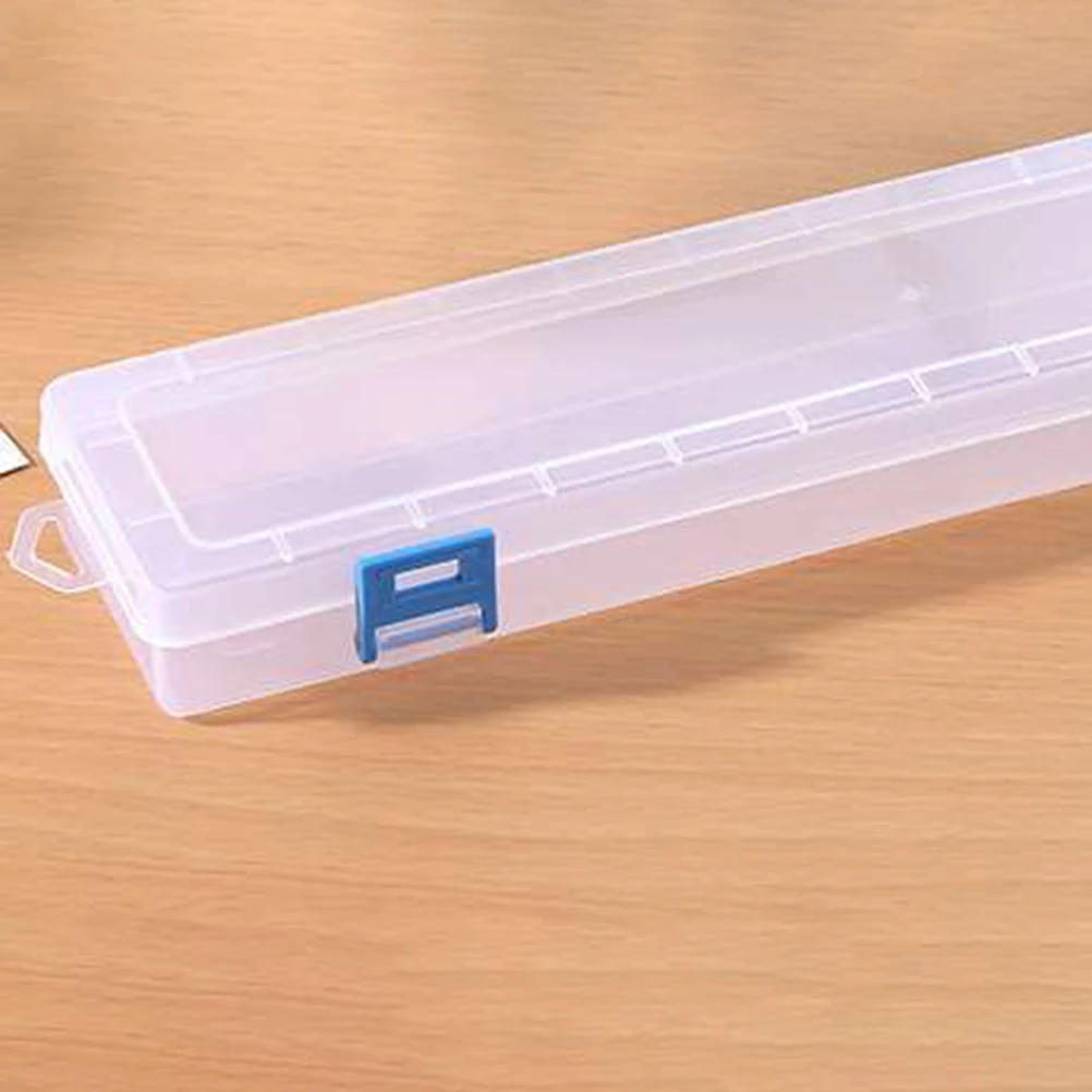 

6 шт. коробка для хранения кистей для масляной краски, прозрачные держатели, портативный контейнер для ручек, чехол, пластиковый материал, долговечный, красивый