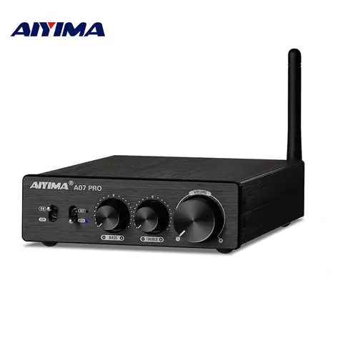 AIYIMA A07 PRO Bluetooth Verstärker TPA3255 QCC304X Stereo 2,0 Kanal 300Wx2 Power Digital Verstärker RCA APT-X Home Sound AMP
