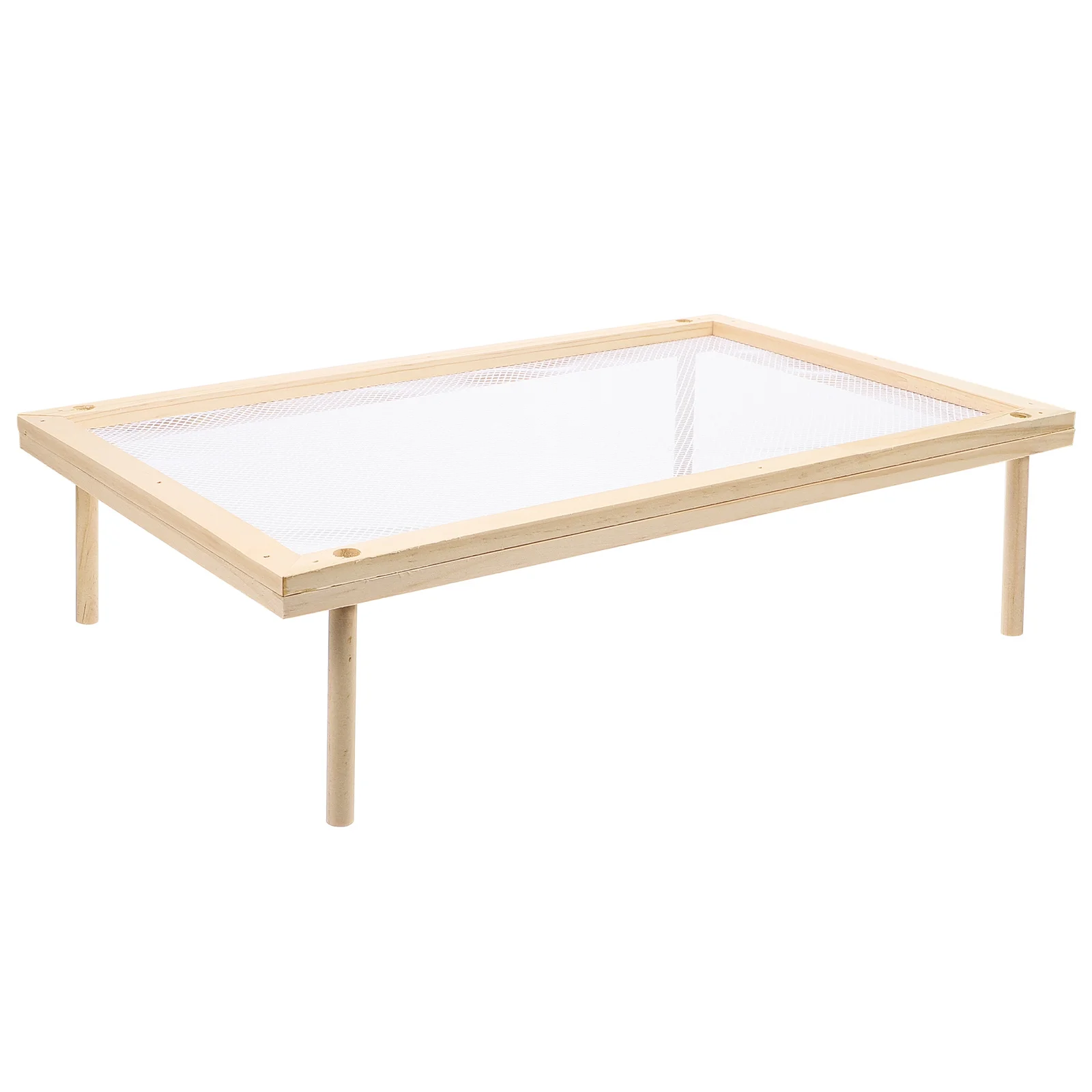 Spaghetti Rack Drying Noodle Holder Kitchen Pasta Drying Rack Sturdy Wooden Frame Non-Slip Feet Compact Design for Home Cooks