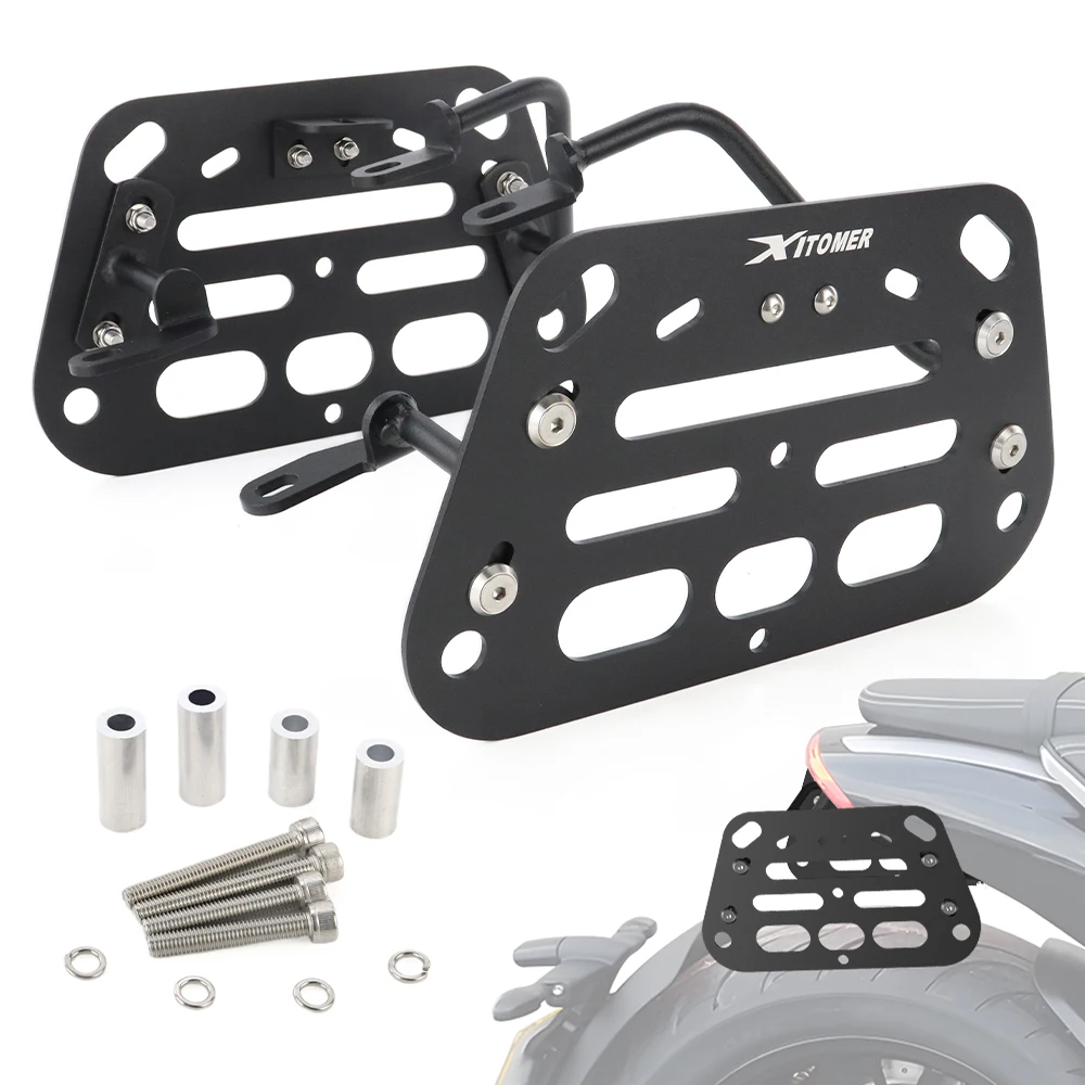 

Fit For Triumph Rocket 3 R / GT 2020 2021-2025 Rocket3 Motorcycle Saddlebag Support Bars Mounting Brackets Side Luggage Racks