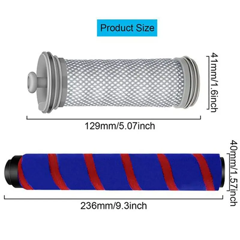 

【Скидка 50%】Для A10 A11 A10 A11 Master S11 S12 PWRHERO11 Беспроводная вакуумная роликовая щетка Hepa-фильтр