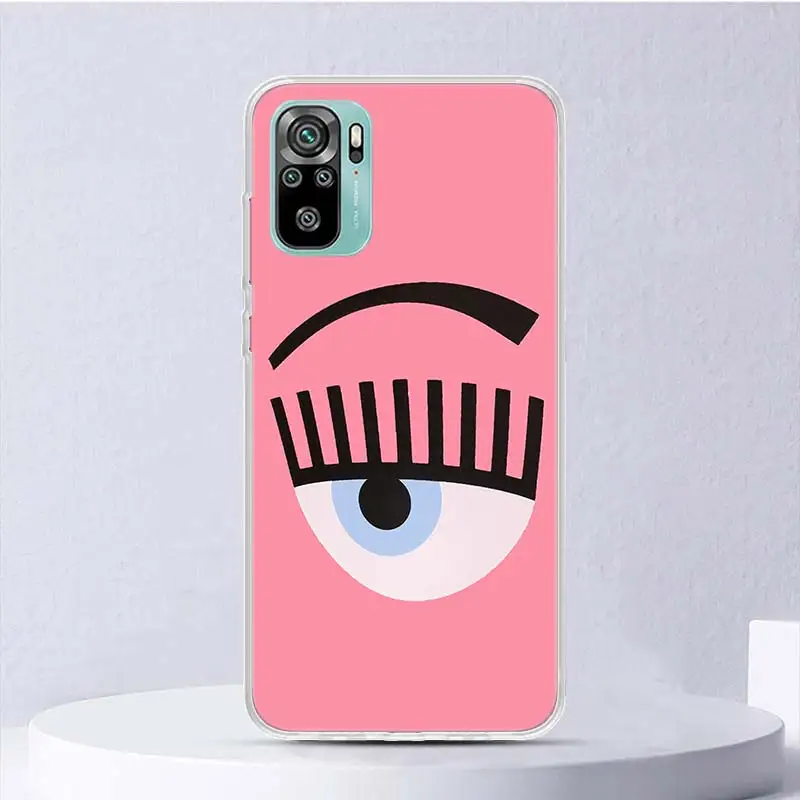 Ferragnies Eyes Chiara Soft Case For Xiaomi Redmi Note 13 12S 11S 10S 12 11 10 Phone Cover 11T 11E Pro Plus 9 9S 8 8T Shell Coqu