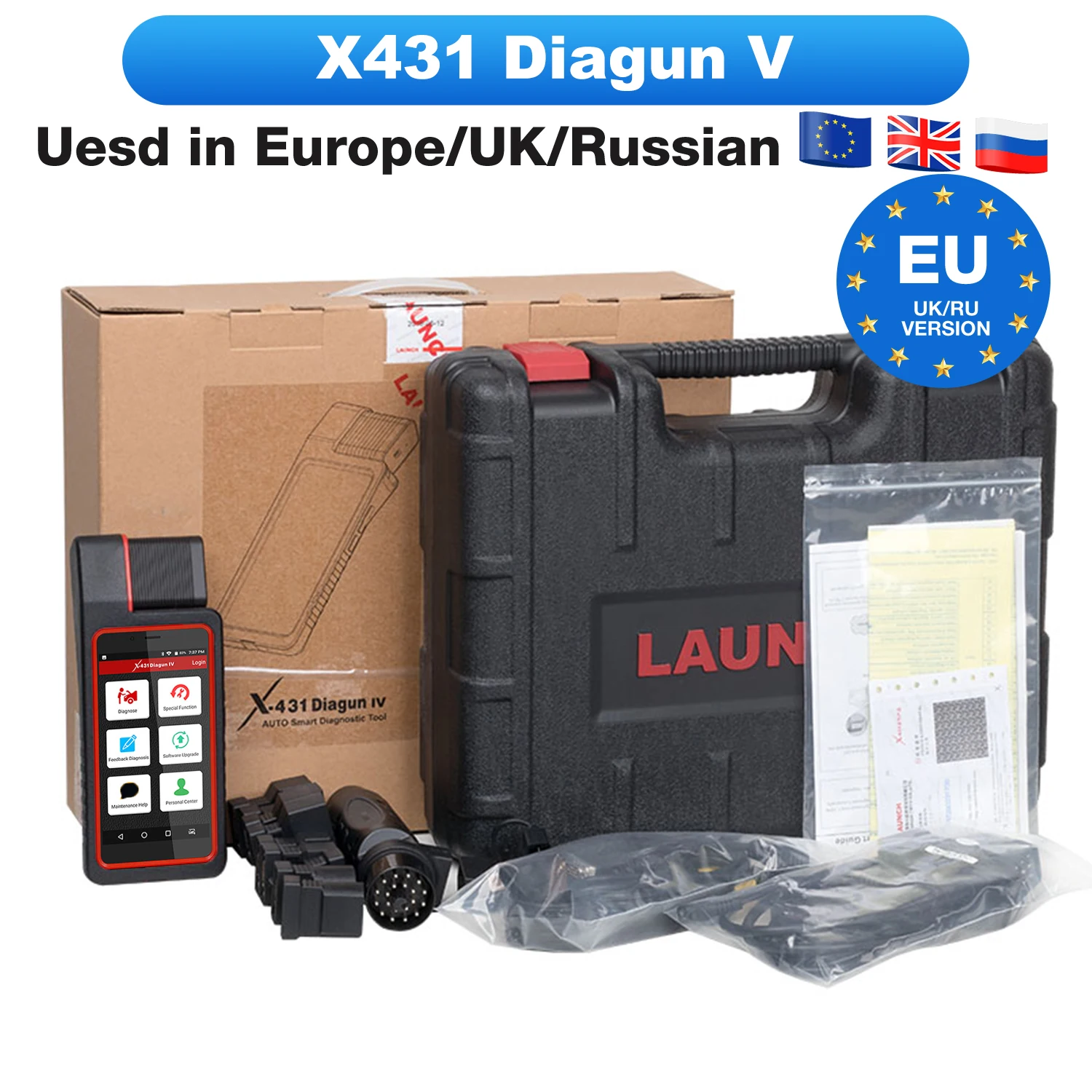 在庫一掃セール】LAUNCH X431 Diagun V 双方向スキャンツール、フル