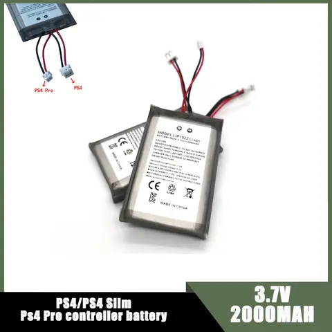 소니 PS4 프로 배터리 2000mAh LIP1522 용 PS4 컨트롤러 배터리 Dualshock 4 V1 V2 무선 컨트롤러 플레이 스테이션 게임 패드 4x