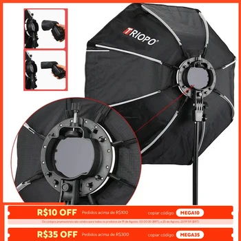 TRIOPO New KX 65CM Softbox Octagonal Umbrella Light Box for Godox AD200 V1 Speedlite Flash Light Photo Studio Accessories