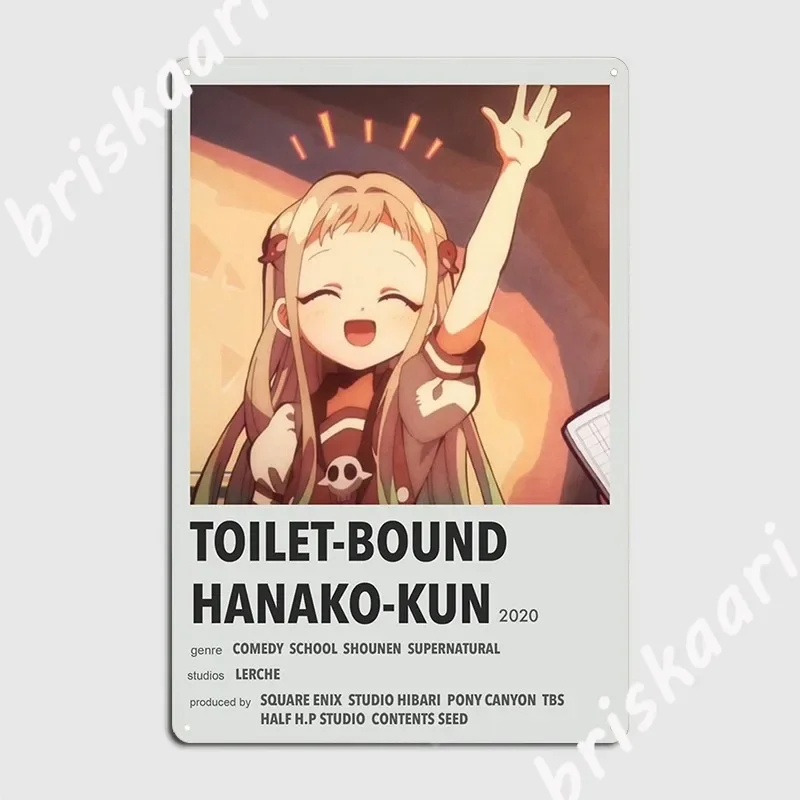 Toilet Bound Hanako Kun Metal Sign Club Party Wall Plaque Custom Tin Sign Poster