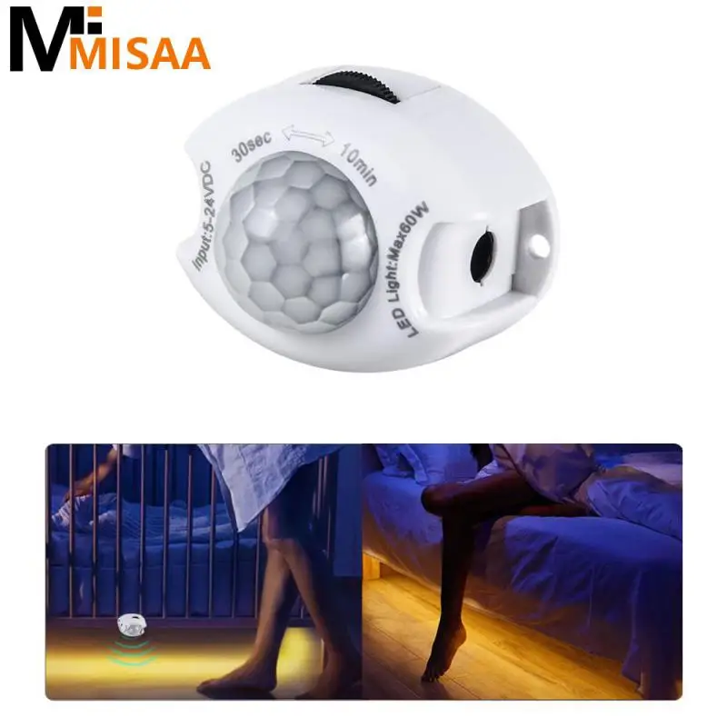 12V Motion Sensor Light Switch Human Body Activated Timer Automatic Movement Detector ON OFF LED Strip Light PIR Motion Sensor