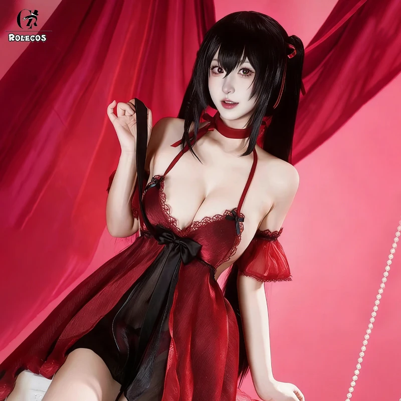 ROLECOS Game Azur Lane IJN Taihou Cosplay Costume Nightgown Roleplay Women Sexy Dress Halloween Party Carnival Uniform view 2