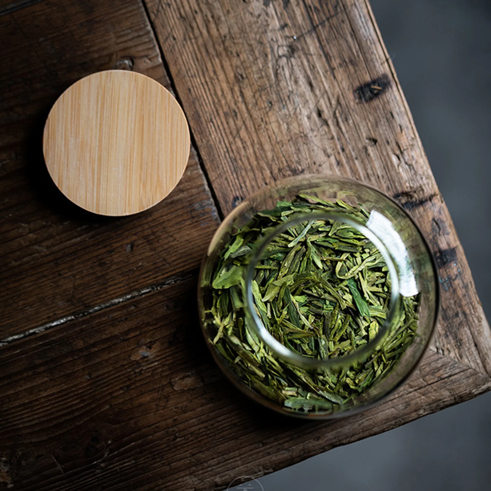 

Glass Tea Canister Transparent Storage Jar Large Capacity Airtight Food Container For Pantry Kitchen Snack Coffee Grains