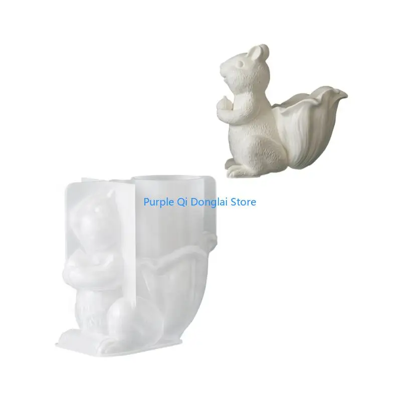 L21E Reusable Silicone Mold for Figure Holder Crafts, Animal Casting Form for Resin Cement Concrete and Plaster Work