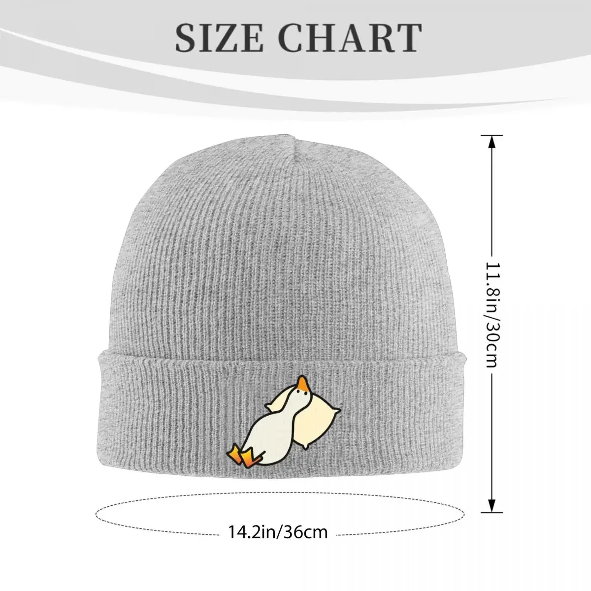 Duck Sleeping Tired Duck Resting, Funny Duck Warm Knitted Cap Winter Knit Bonnet Hat Skullies Beanies Hip Hop Caps For Unisex