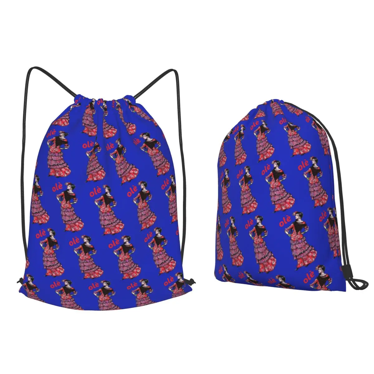 

Spain, Flamenco, Dancer, Ole Backpacks Casual Drawstring Bags Sports Bag Book Bags for Travel Students