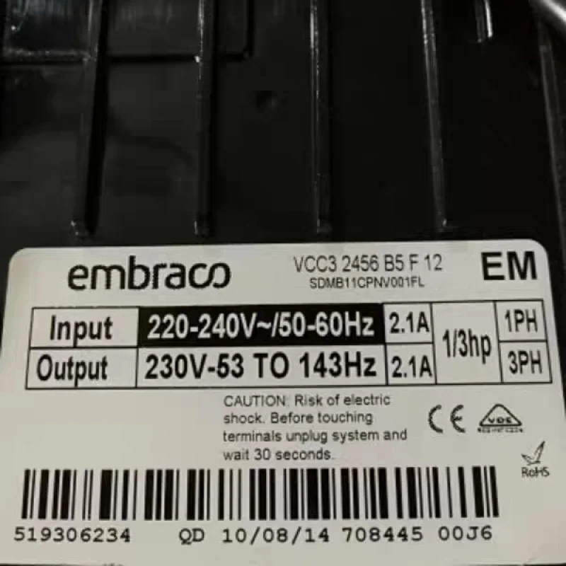 

Для Enbraco BCD-586WSG плата инвертора компрессора VCC32456B5F12