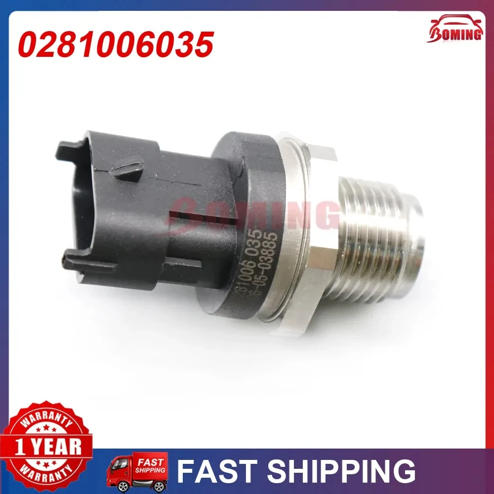 New Car Fuel System Common Rail Tube Pressure Sensor 0281006035 For HYUNDAI For Kia 0445214210 0445214211 0 281 006 035