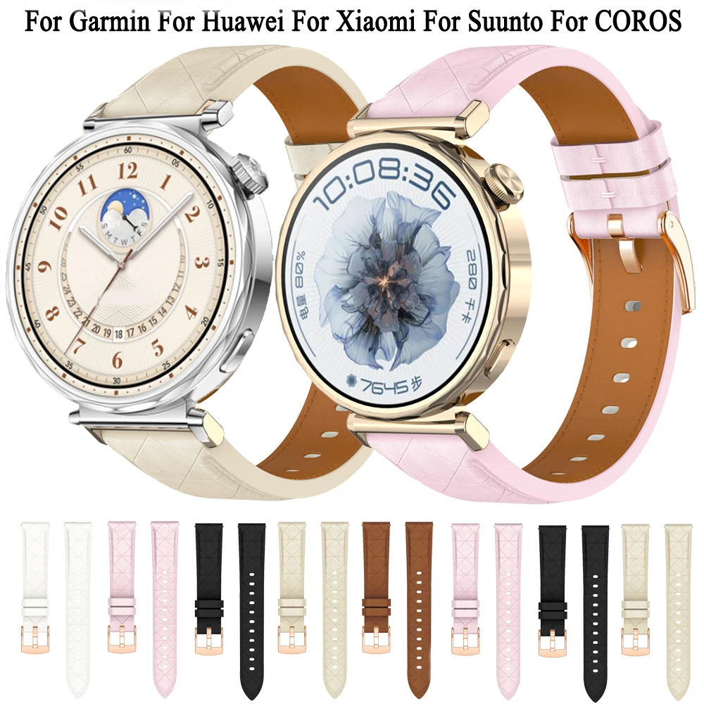 

Ремешки для часов 20 мм для Garmin Venu SQ/Venu 2 Plus/Vivoactive 3 5 Forerunner 645/245/165M для Huawei Watch GT3/2 Pro, ремешок-браслет