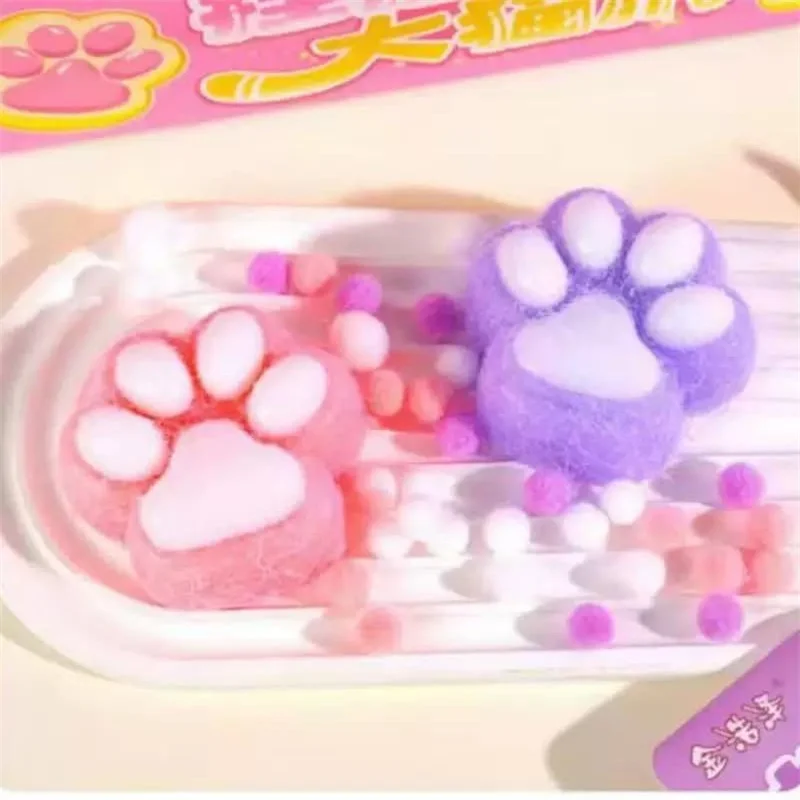 Taba Squishy Cat Paw lindo Fufu Squishy alivio del estrés divertidos juguetes antiestrés cosas novedosas para niños adultos regalo de recuerdo de fiesta