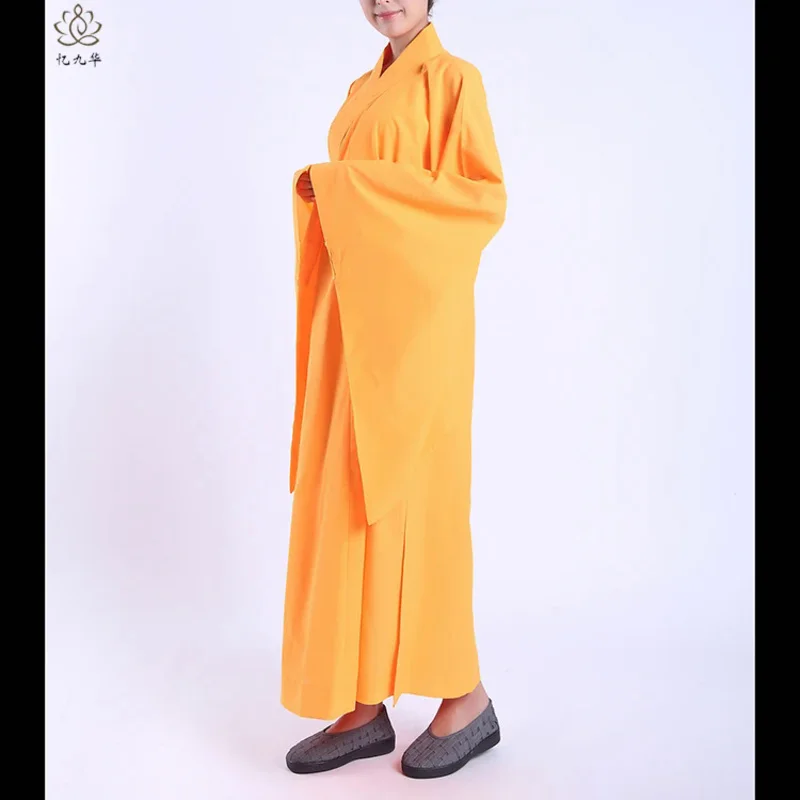 Meditation Zen Shaolin Hanfu Chinese Traditional Clothings for Monk Costume Buddhist Clothing Monk Robe Taoism Tibetan Clothes