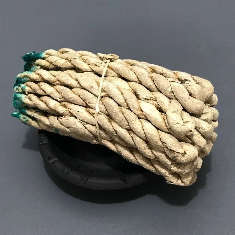 مجموعة حامل البخور والحبل الأبيض المريمية البخور النيبالية التقليدية لحفل التأمل العلاجي