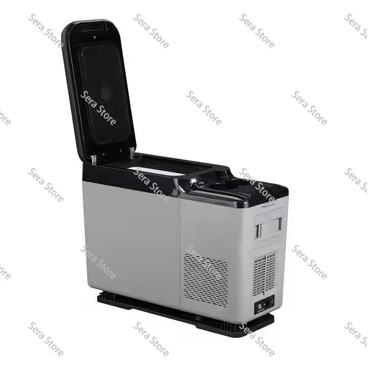 Portable Armrest Fridge Compressor 12V/24V Mini Freezer with Cooling Function Durable Plastic  Luxury Cars