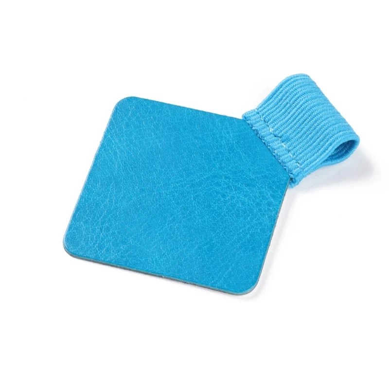 10Pcs  Adhesive Leather Pen Holder for Journal Planner Clipboard Leather Pen Rings Holder Leather Elastic Pen Holder