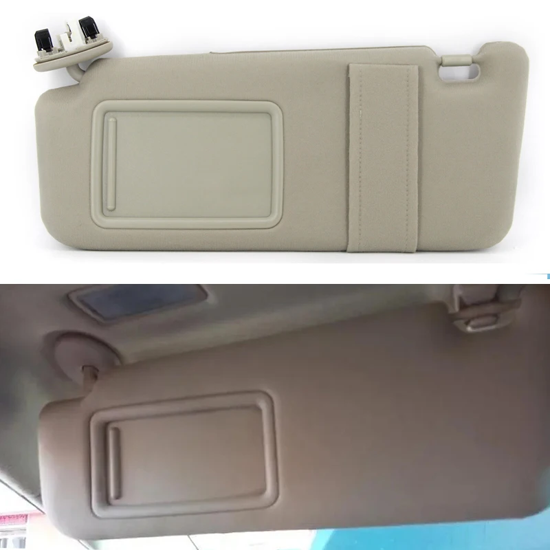 

Car Sun Visor With Light Beige Left Right Driver Side Sunshade Sunvisor Block Shade For Toyota Camry 2007-2011 74310-06770-E0