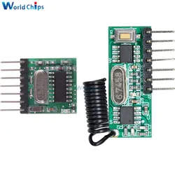 TX118SA-4 433mhz Wireless Coding Transmitter Decoding Receiver Module 4 CH Output for 433Mhz Remote Controller DIY