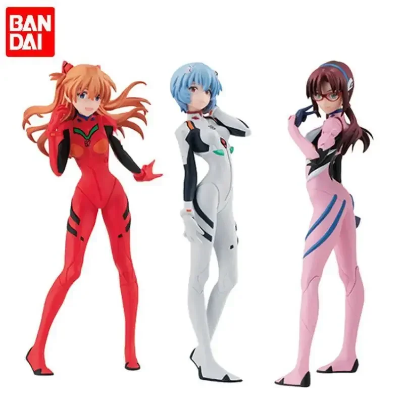 Bandai 2024 Gashapon Eva Asuka Langley Soryu Ayanami Rei Mari Makinami Anime Gasha Portraits Evangelion Candy Toy Action Toys