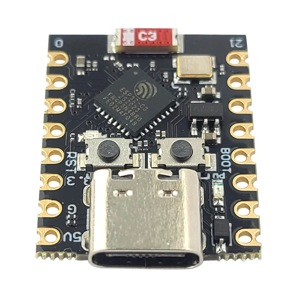 Carte de développement ESP32 C3, Mini Module Wifi BT RISC-V, processeur monocœur 32 bits type-c 16 broches ESP32-C3