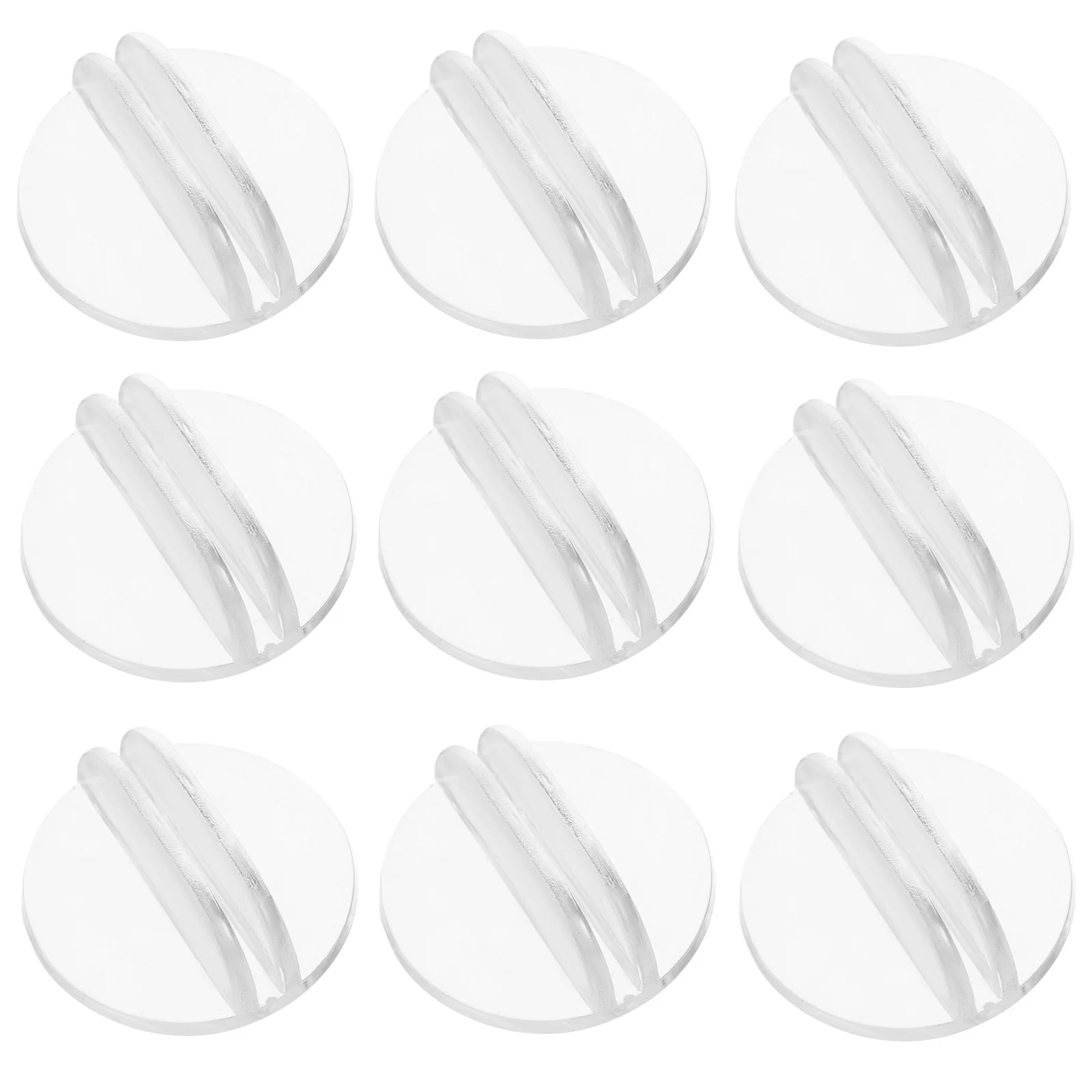 50pcs Table Game Card Holders Transparent Plastic Stands For Place Cards Menu Photo Note Clips Wedding Banquet Use