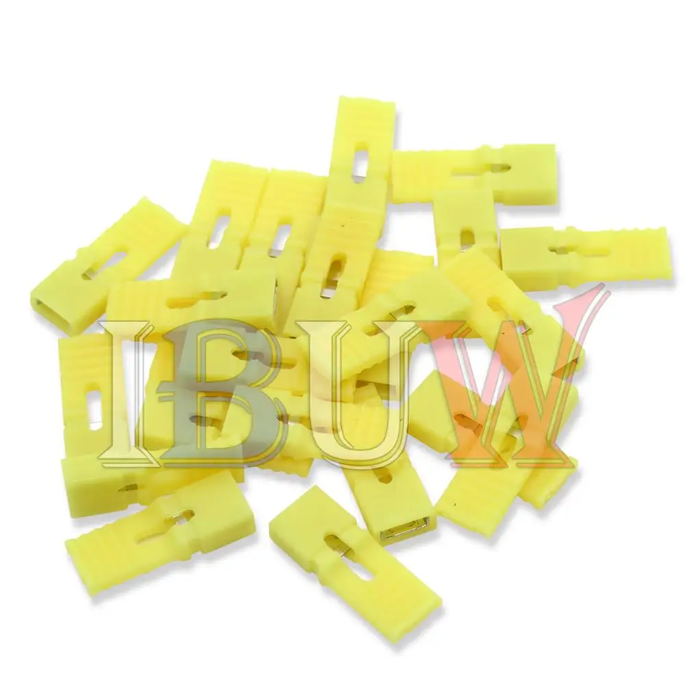 100PCS Jumper Cap 2.54mm Pitch Pin Header Connector Long Type Jumper Plug Cover DIY Repair Parts diygba