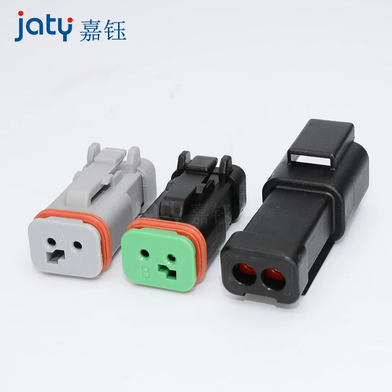 1pcs DJ7022H-1.5-11/21 DT06-2S-E003 Deutsch Type Connector Solenoid Valve Waterproof Plug DT04-2P