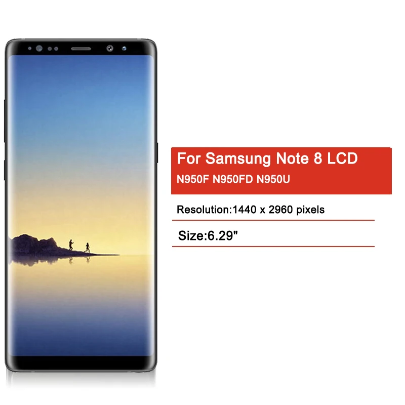 Imagem -02 - Tft Lcd Display Touch Screen Substituição Digitalizador para Samsung Nota N950 N950u Sm-n950f ds