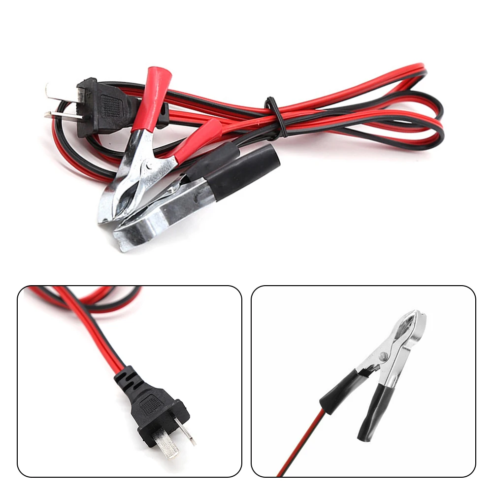 For Generator DC Charging Cables Plastic Metal DC 12V EU1000i EU2000i Replacement 1.2m 10 Feet Cord Accessories