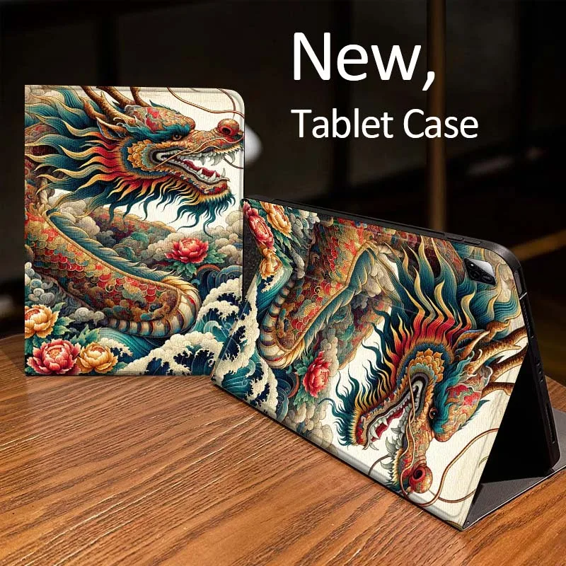 

Cartoon Wave Fish Floral For Xiaomi Mi Redmi Pad 2 4 5 7S 6S 6 7 8 Plus SE Pro K 2025 inch 8.7 11 Tablet Case