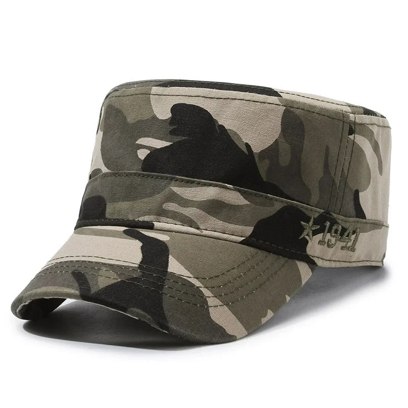 

New Men's Camouflage Fashionable Men's Hat Korean Version Trendy Couple Spring And Autumn Casual Duck Tongue Versatile Sun Hat