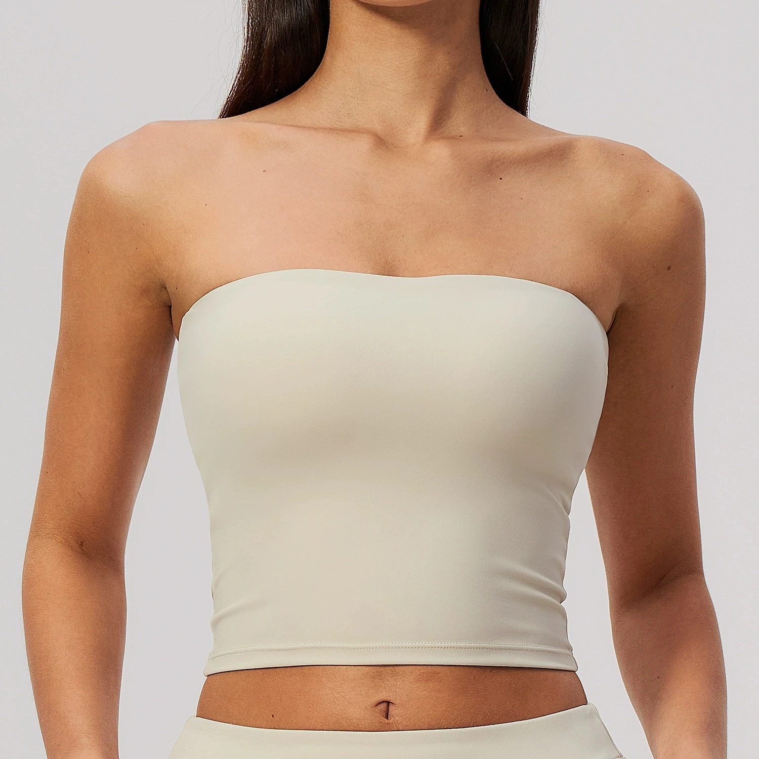 Women Strapless Sports Bra Wom - J-Yoga Fitness ulasan dan harga
