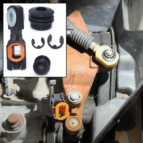 Para Ford Fiesta Focus 2002 - 2010 Ecosport Ka palanca de cambios Manual Cable casquillo Selector de cambio palanca final sello de aceite casquillo