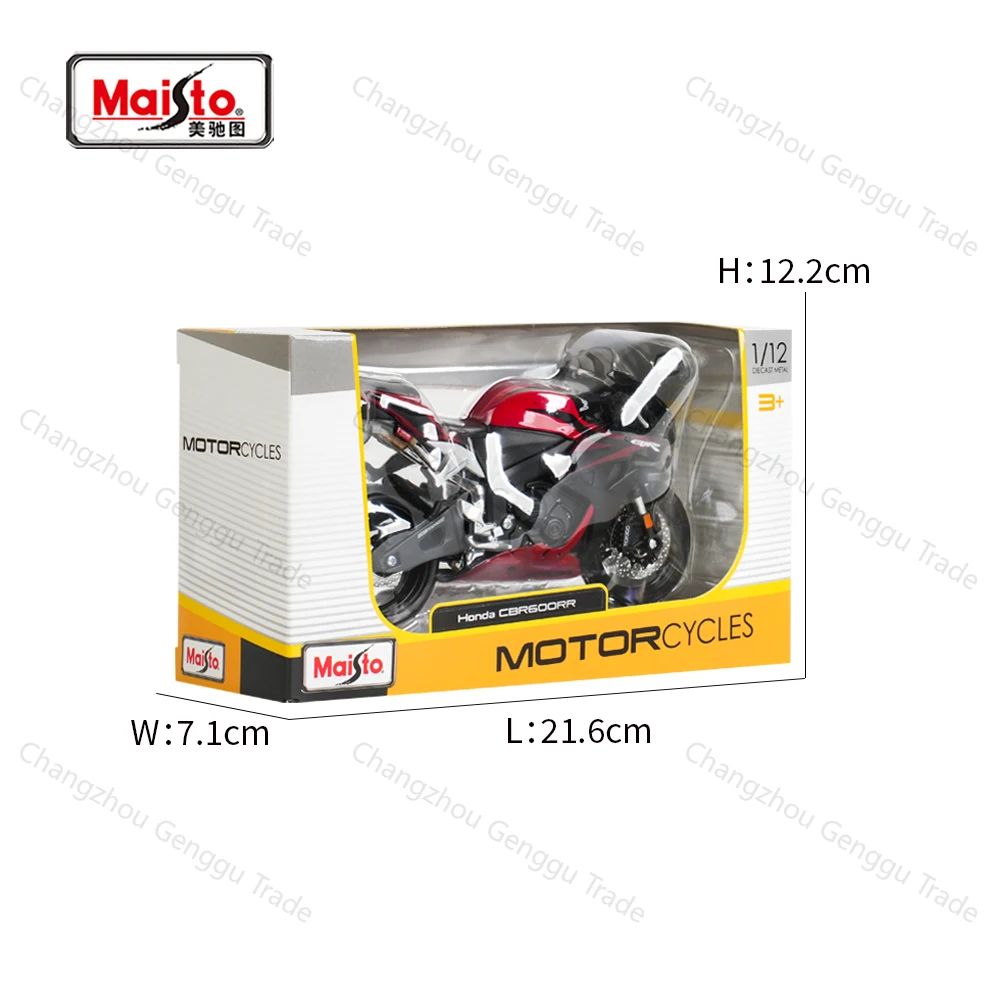 Maisto 1:12 Honda CBR600RR Die Cast Vehicles Collectible Hobbies Motorcycle Model Toys