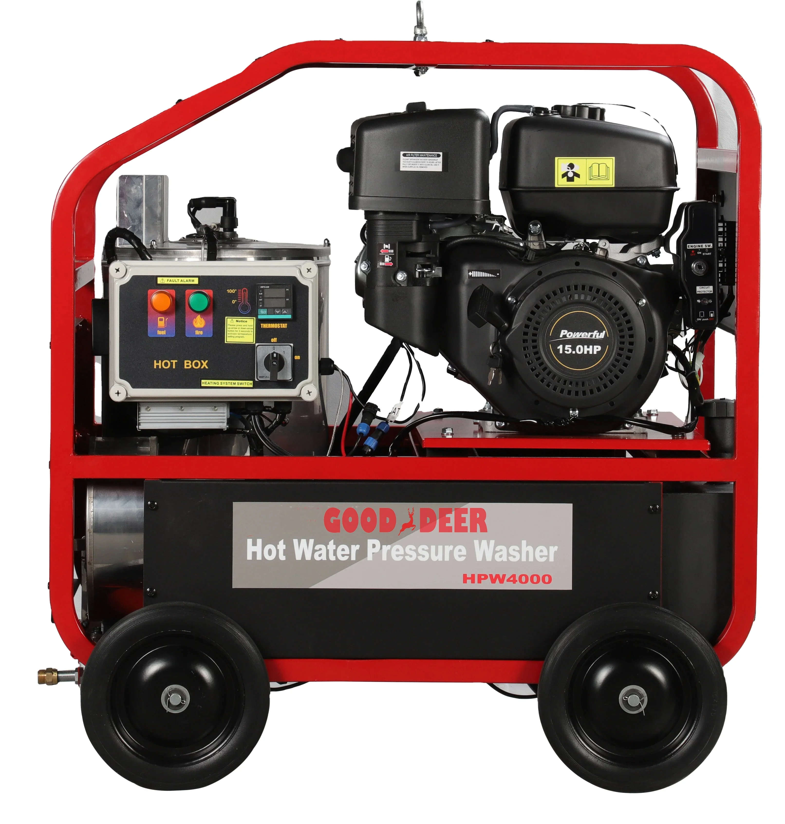 Hot Selling 4000 PSI Gasoline Hot Water Pressure Washer With Adjustable Temperature